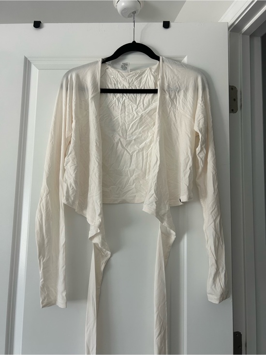 JoyLab Tops - JoyLab Cream Stretch Knit Top